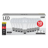 10W (60W Replacement) Neutral White (3500K) E26 Base A19 Non - Dimmable LED Light Bulb (10 - Pack) - Worldwide Electric Supplies