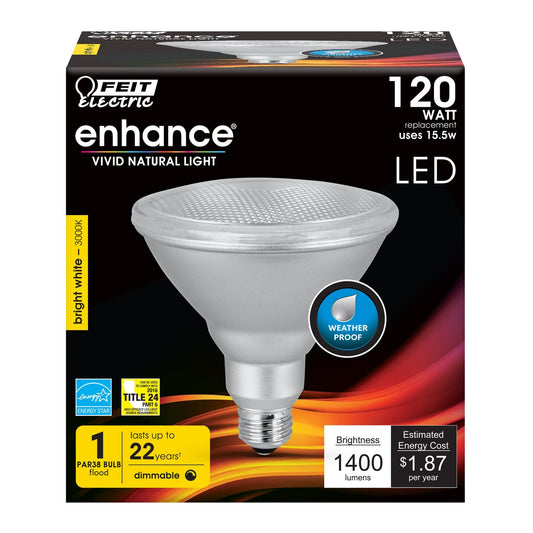 120W Replacement PAR38 Dimmable Enhance Reflector LED - Worldwide Electric Supplies