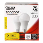 12.2W (75W Replacement) A19 Bright White General Purpose LED (2 - Pack) - Worldwide Electric Supplies