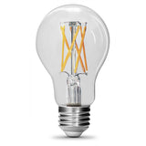 12W (75W Replacement) Daylight (5000K) A19 E26 Base Clear LED Filament Bulb (2 - Pack) - Worldwide Electric Supplies