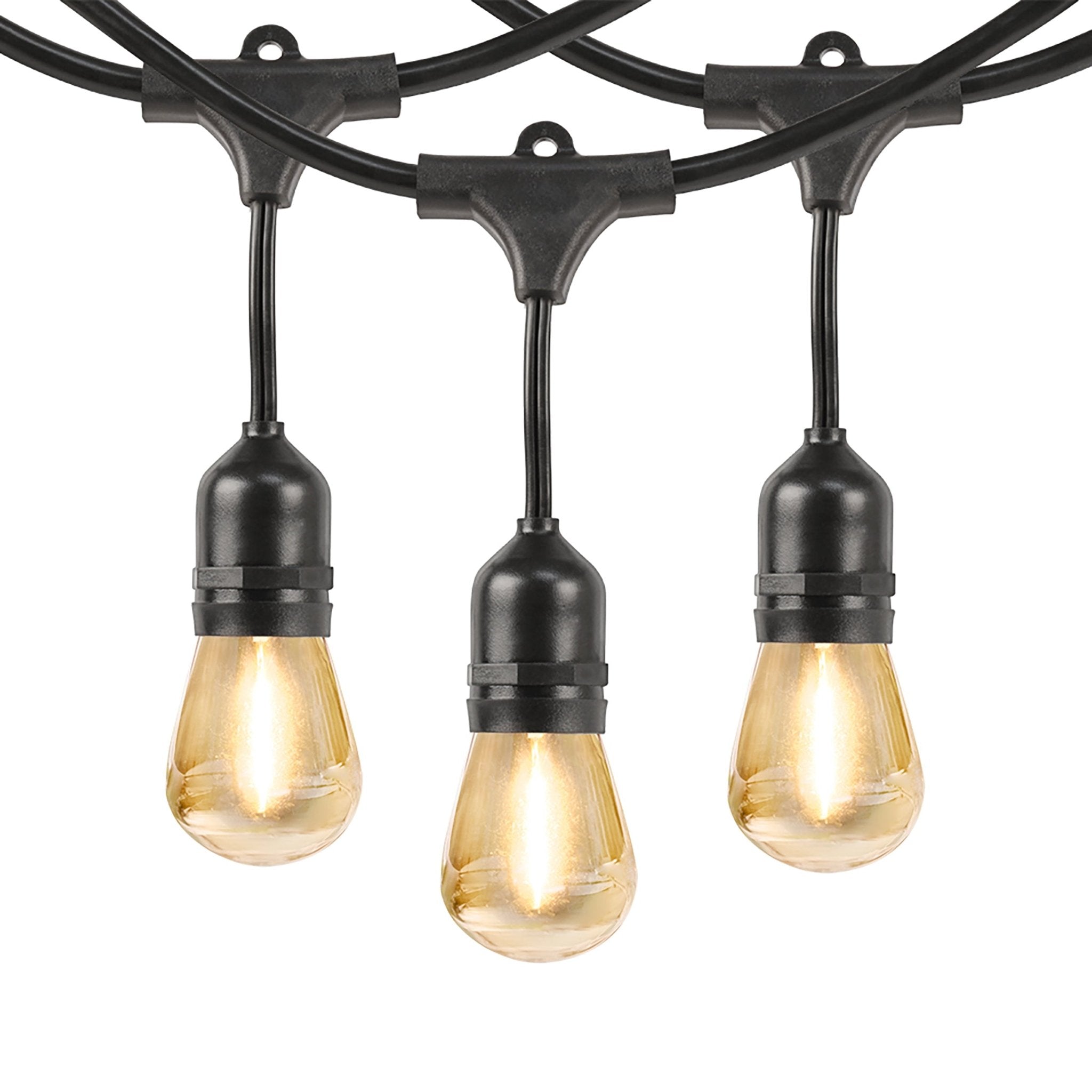 20 ft. Soft White (2700K) Solar Powered LED String Lights - Worldwide Electric Supplies