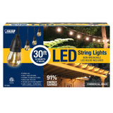 30 - Foot LED S14 Amber String Lights - Worldwide Electric Supplies