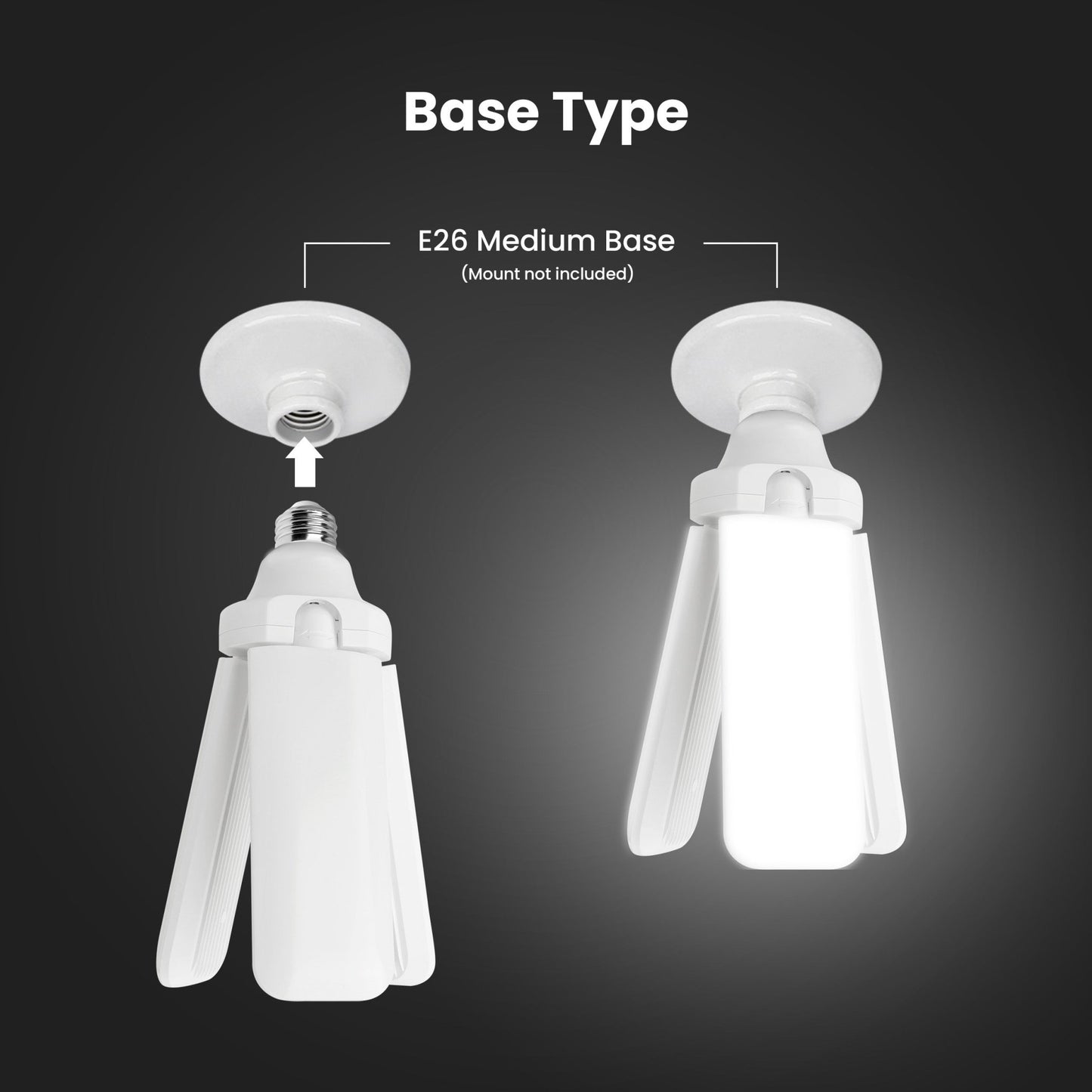 35W (300W Equivalent) Selectable White E26 Replacement LED Multi - Directional Light - Worldwide Electric Supplies