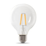3.8W (40W Replacement) Bright White (3000K) E26 Base G25 Filament LED Bulb (3 - Pack) - Worldwide Electric Supplies