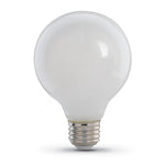 5.5W (60W Replacement) G25 Soft White Dimmable White Enhance Glass Filament Globe LED (3 - Pack) - Worldwide Electric Supplies