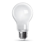 5W (40W Replacement) Daylight (5000K) A19 (E26 Base) Frosted White Enhance Dimmable Glass Filament General Purpose LED Light Bulb (4 - Pack) - Worldwide Electric Supplies