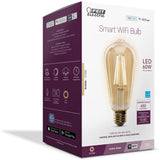 5W (60W Replacement) Amber (2100K) Vintage ST19 Smart Wi - Fi LED Light Bulb - Worldwide Electric Supplies
