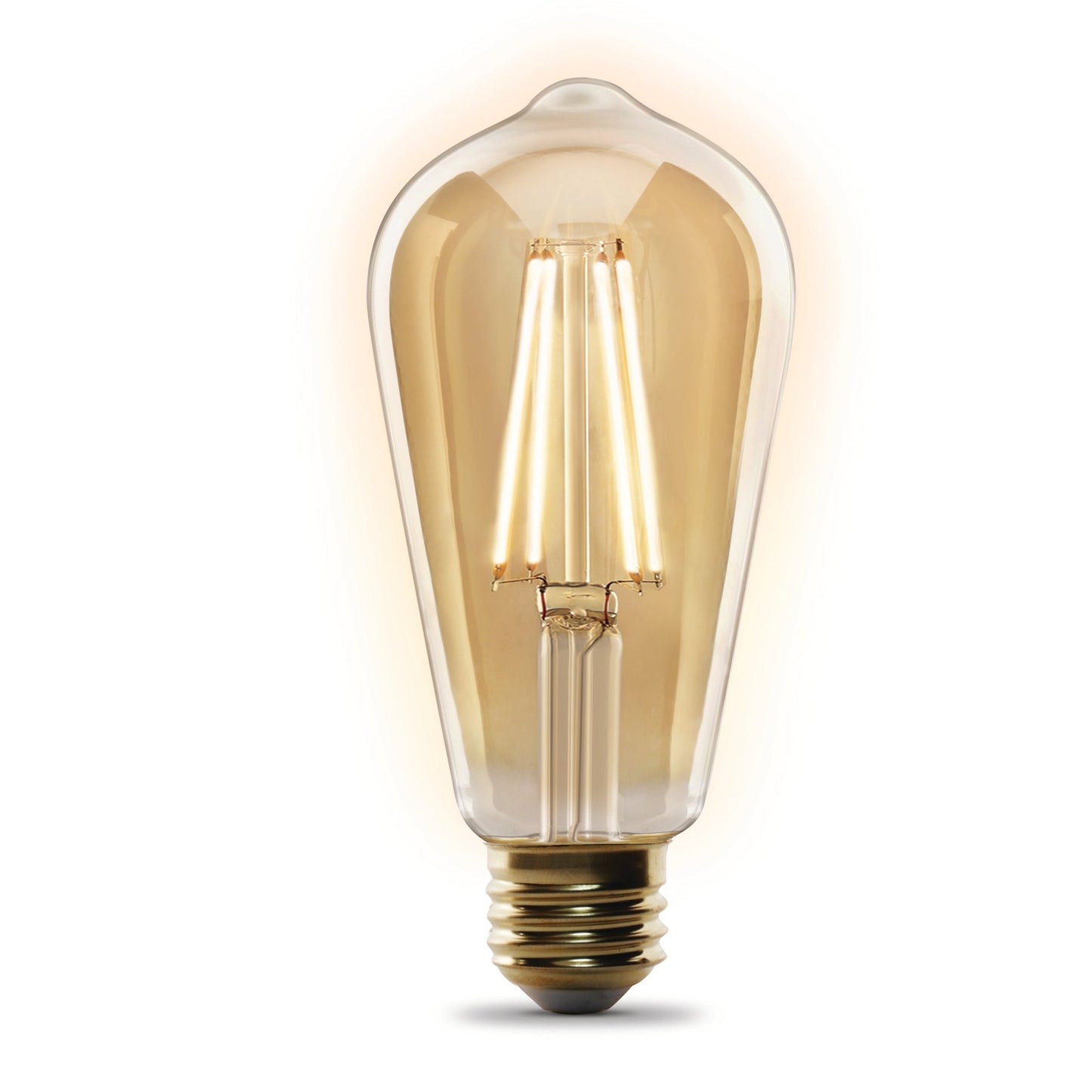 5W (60W Replacement) Amber (2100K) Vintage ST19 Smart Wi - Fi LED Light Bulb - Worldwide Electric Supplies