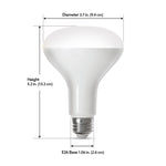 7.2W (65W Replacement) Color Changing E26 Base BR30 Smart Wi - Fi LED Light Bulb - Worldwide Electric Supplies