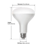 7.2W (65W Replacement) Color Changing E26 Base BR30 Smart Wi - Fi LED Light Bulb - Worldwide Electric Supplies
