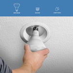 7.2W (65W Replacement) Soft White (2700K) E26 Base BR30 Dimmable Enhance Reflector LED - Worldwide Electric Supplies