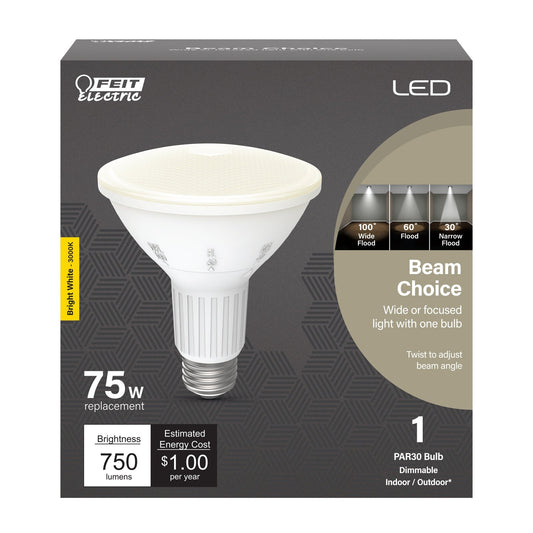 8.3W 75W Replacement Bright White Long PAR30 Dimmable BeamChoice Reflector LED - Worldwide Electric Supplies