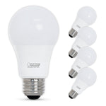 8.8W (60W Replacement) Daylight (5000K) A19 E26 Base Dimmable LED Bulb (4 - Pack) - Worldwide Electric Supplies
