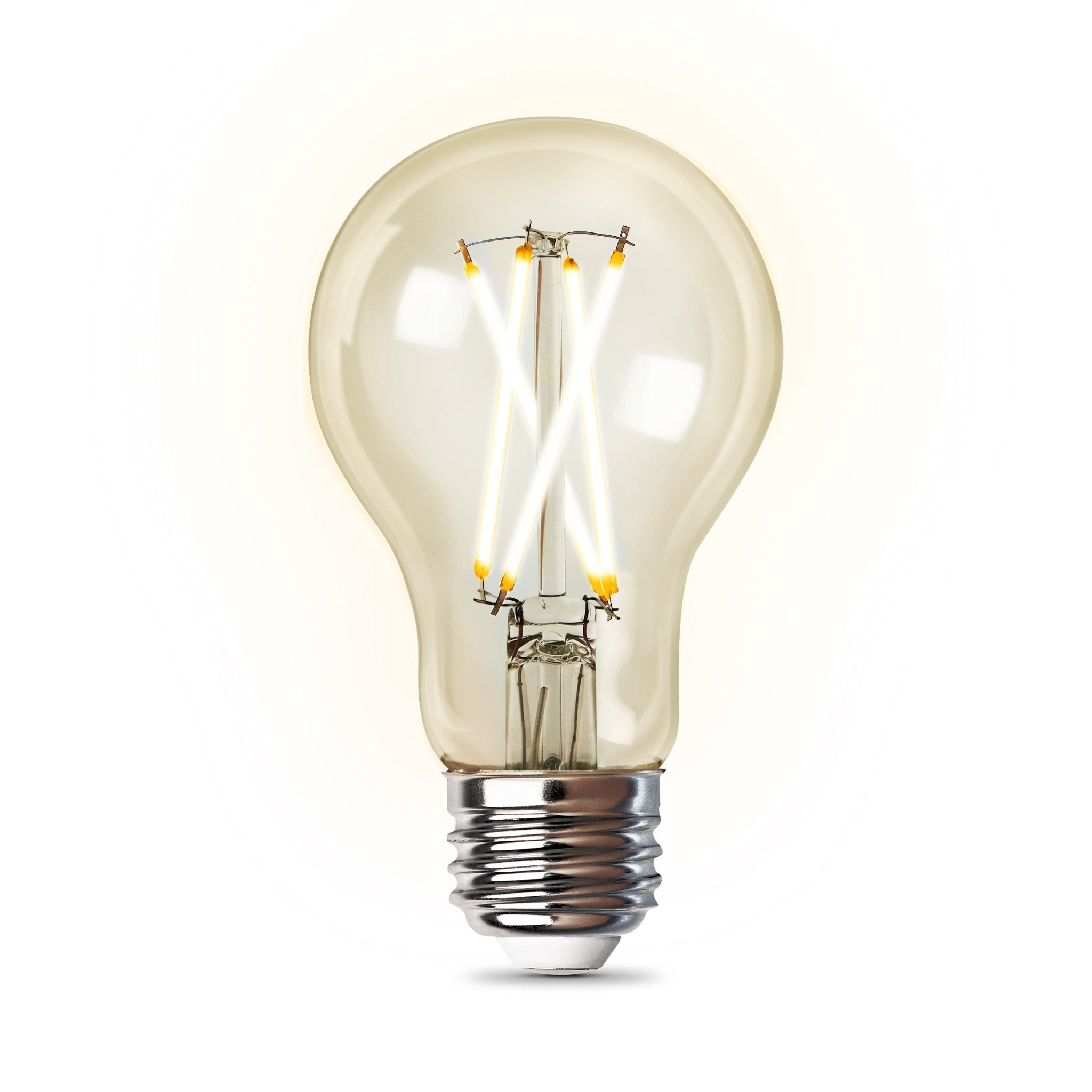 8.8W (60W Replacement) Soft White (2700K) E26 Base Vintage A19 Dimmable Filament Alexa Google Smart Bulb - Worldwide Electric Supplies