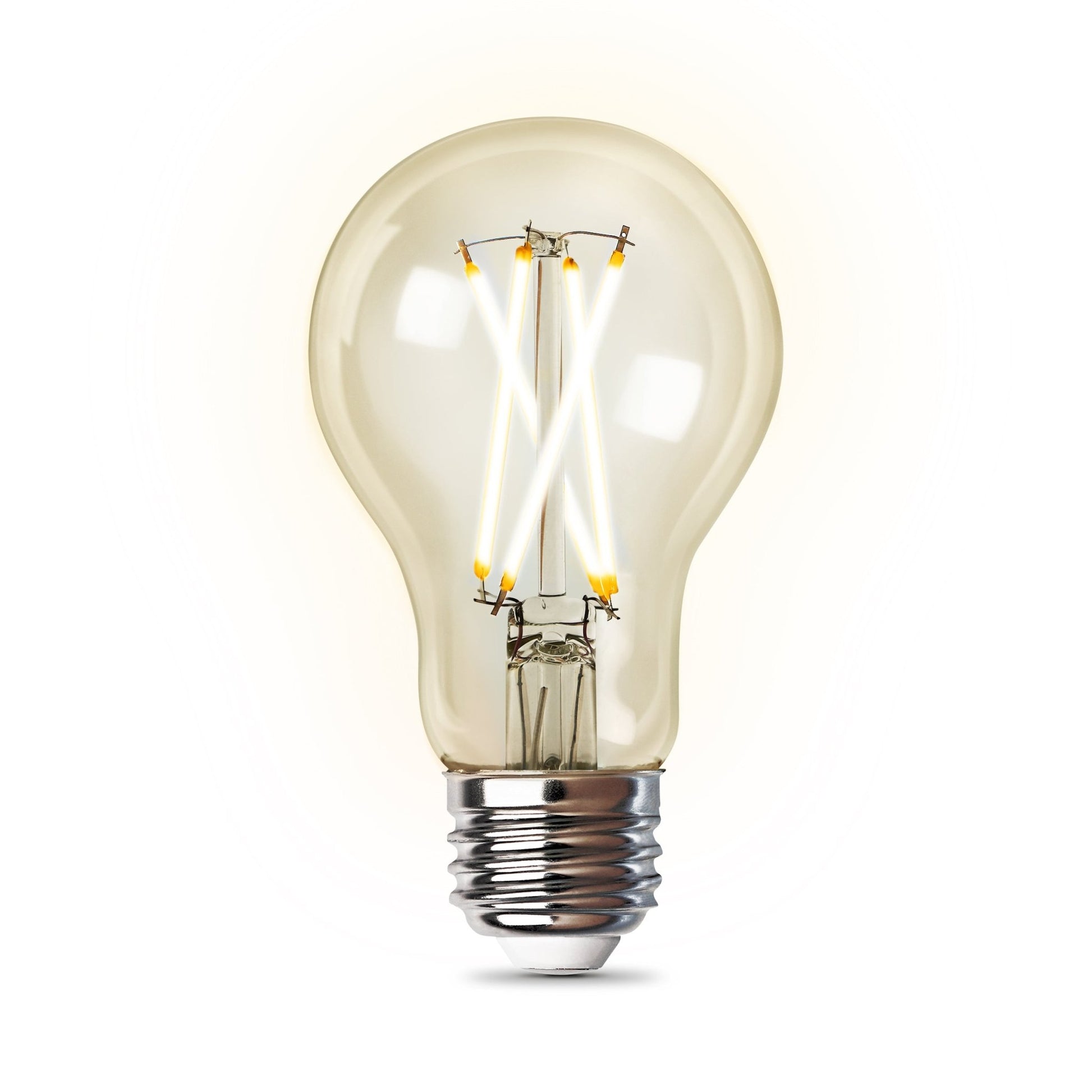 8.8W (60W Replacement) Soft White (2700K) E26 Base Vintage A19 Dimmable Filament Alexa Google Smart Bulb - Worldwide Electric Supplies
