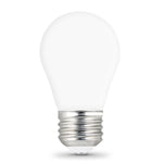 8W (60W Replacement) Soft White (2700K) E26 Base A15 Dimmable Glass Filament Enhance (2 - Pack) - Worldwide Electric Supplies