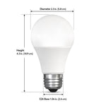 9W (60W Replacement) Color Changing A19 Dimmable Alexa Google Smart Wi - Fi Bulb (3 - Pack) - Worldwide Electric Supplies