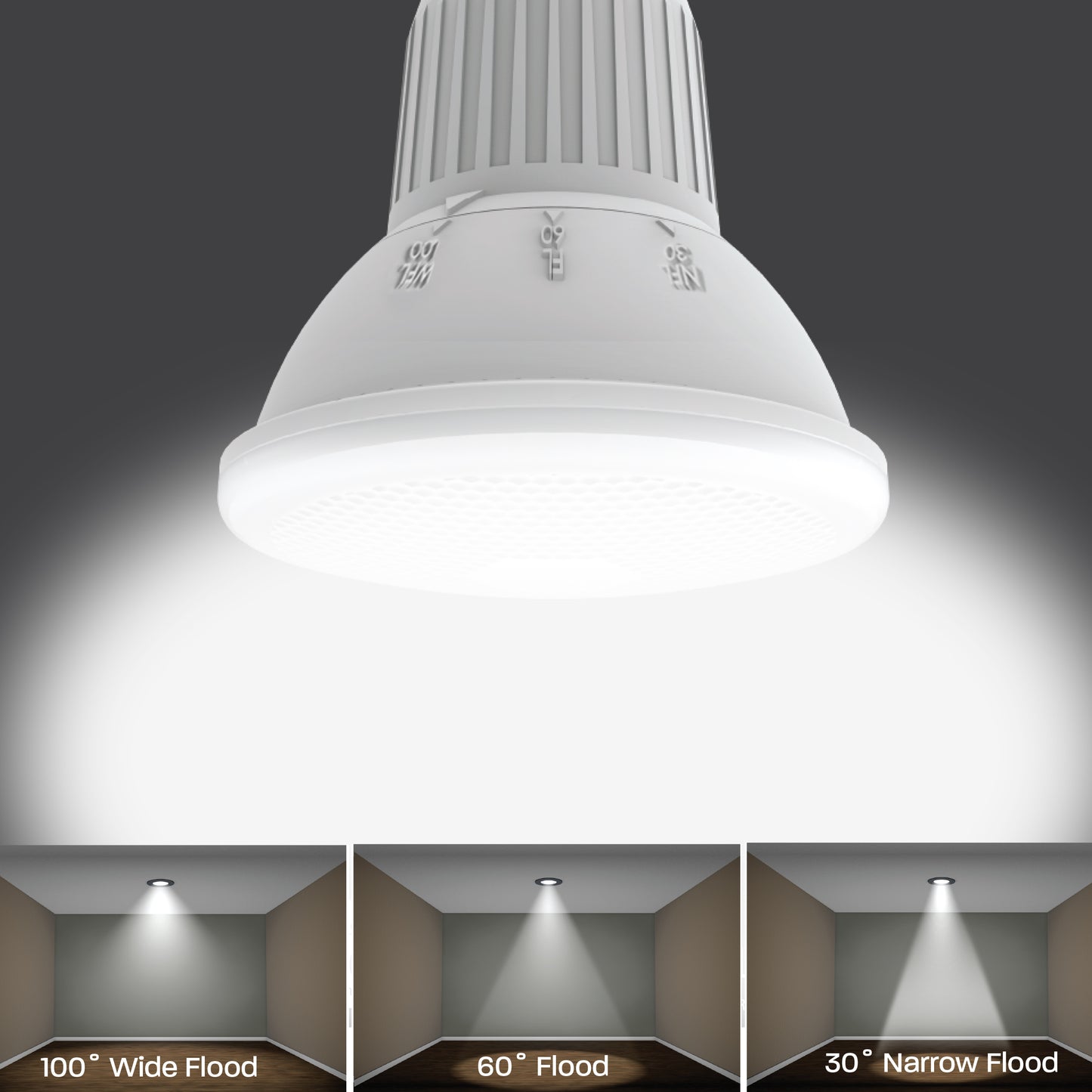 8.3W 75W Replacement Bright White Long PAR30 Dimmable BeamChoice Reflector LED